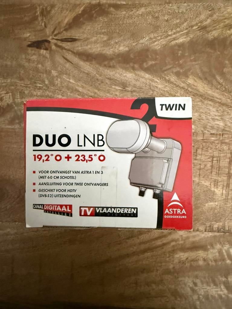 Duo lnb kop voor twee ontvangers, Ophalen, Nieuw, (Schotel)antenne, Overige merken