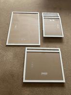 Verzameling IKEA FISKBO wissellijsten wit 7 stuks, Ophalen, Gebruikt, Hout