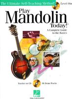 Play Mandolin Today A Complete Guide met CD ( 9952 ), Verzenden, Zo goed als nieuw, Artiest of Componist, Banjo of Mandoline