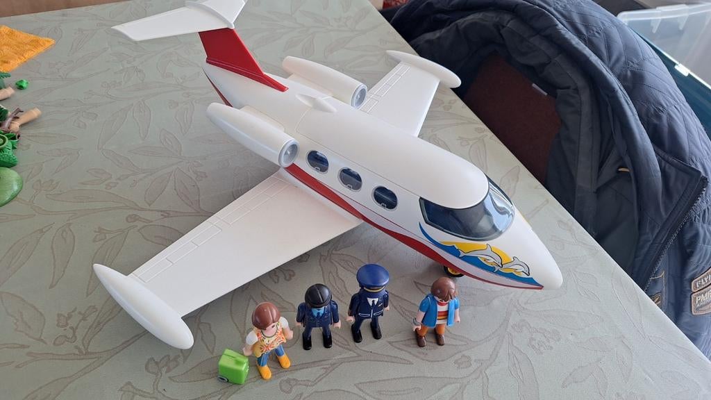 Playmobil Summer Fun Vliegtuig 6081 - Compleet met figuren, Kinderen en Baby's, Speelgoed | Playmobil, Ophalen of Verzenden