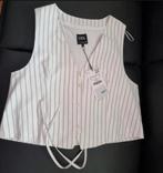 Nieuwe Zara dames waistcoat - Maat L, Maat 42/44 (L), Nieuw, Ophalen of Verzenden, Wit