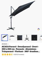 Parasol ZGAN, Tuin en Terras, Ophalen, Zo goed als nieuw, Minder dan 1 meter, Zweefparasol