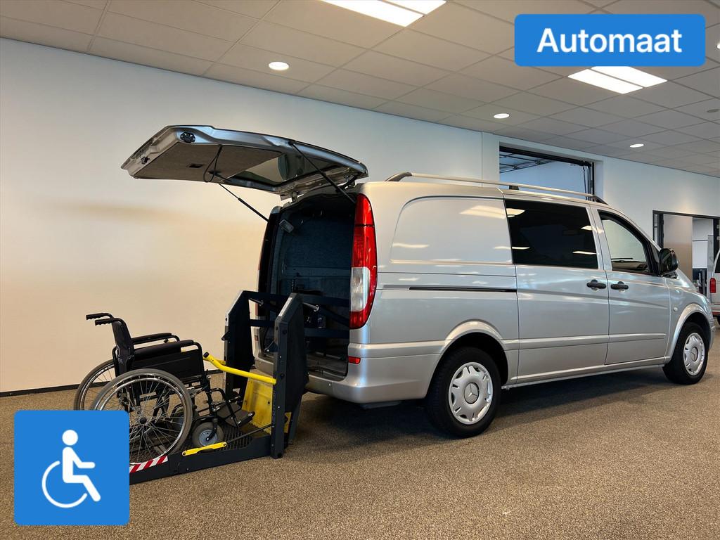 Mercedes-Benz Vito L2H1 Rolstoelbus Automaat (airco) Rolstoe, Auto's, Automaat, 12 maanden, Stof, Gebruikt