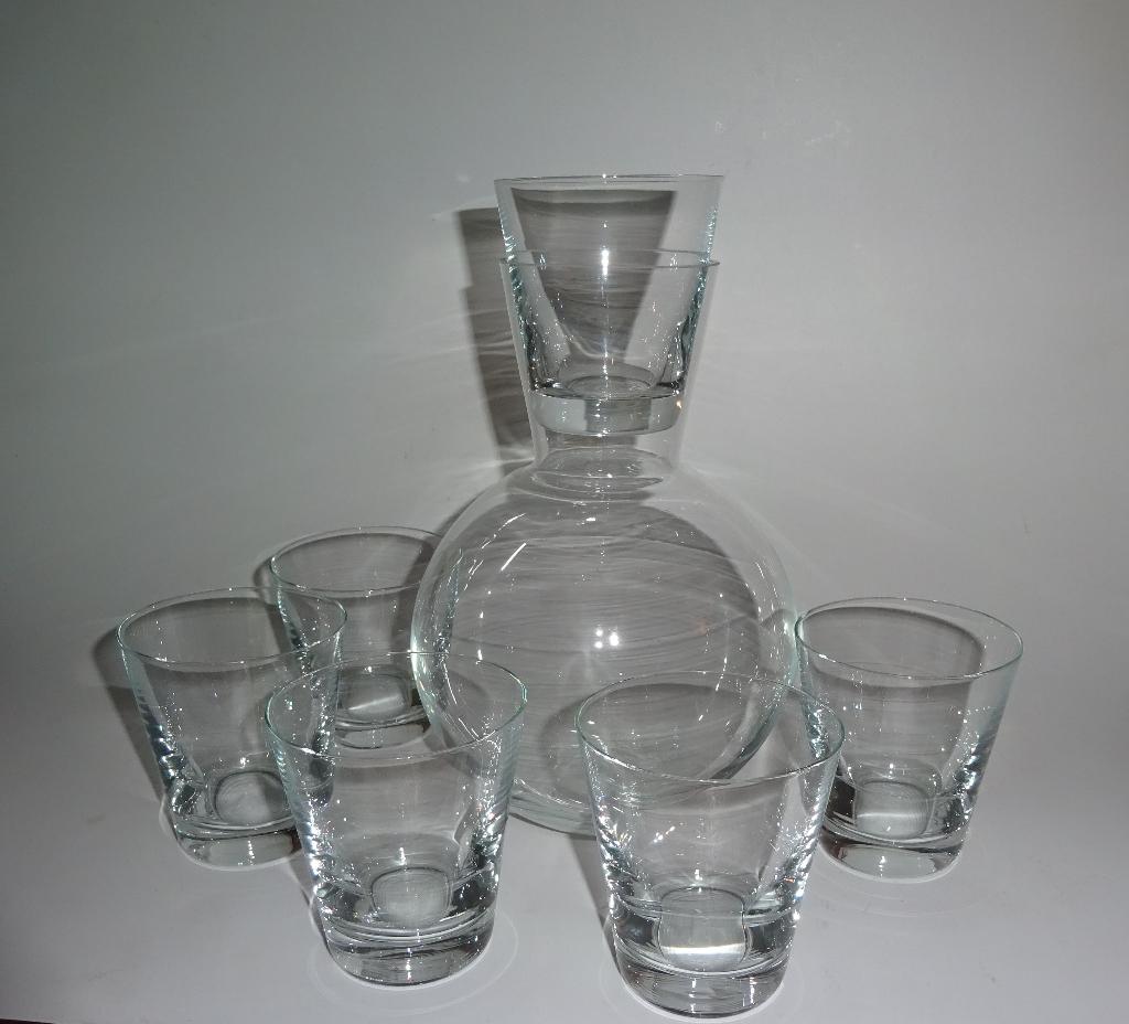 Willem Noyons karaf met glazen 1995, Antiek en Kunst, Ophalen