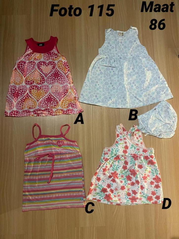 Jurkje jurk meisje maat 86 zomer *foto 115*, Kinderen en Baby's, Babykleding | Maat 86, Zo goed als nieuw, Meisje, Jurkje of Rokje