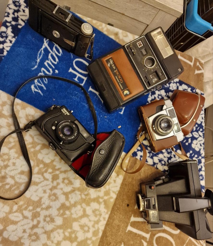 Partij van 5 diverse oude camera's - Decoratie/Onderdelen, Verzamelen, Ophalen of Verzenden