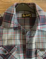 Pike Brothers Overhemd lange mouw, Blauw, Nieuw, Pike Brothers, Halswijdte 39/40 (M)