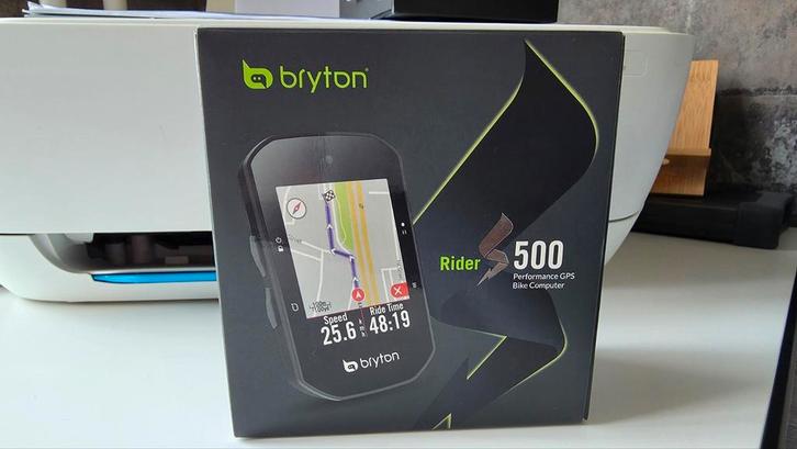 Bryton Rider 500 Performance GPS Fietscomputer, Fietsen en Brommers, Fietsaccessoires | Fietscomputers, Zo goed als nieuw, Cadanssensor
