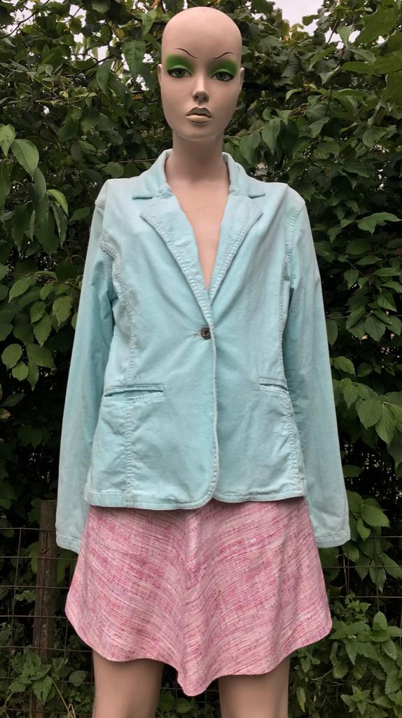 FRN by Fransa Jasje - Colbert - mintgroen corduroy Maat M, Ophalen of Verzenden, Zo goed als nieuw, Jasje, Groen