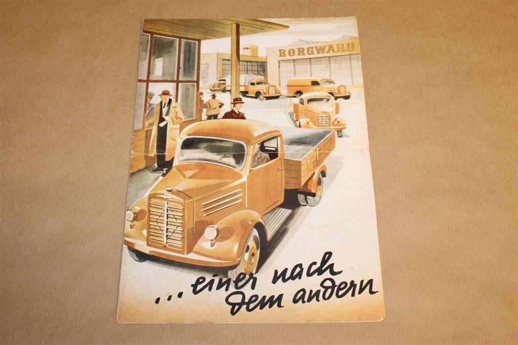 Zeldzame brochure - Borgward vrachtwagens - Ca 1945 !!, Boeken, Ophalen of Verzenden, Gelezen, Tractor en Landbouw