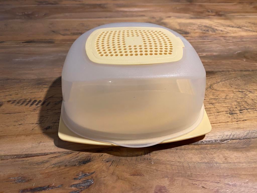 Tupperware Cheesmart kaasdoos kaasstolp, Ophalen of Verzenden, Geel, Overige typen