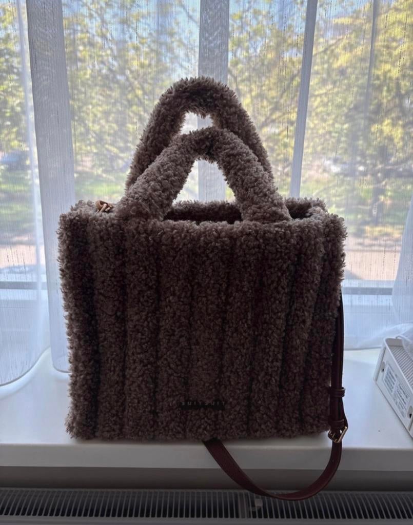 Limited Edition Teddy Handtas van SUITSUIT, Sieraden, Tassen en Uiterlijk, Tassen | Damestassen, Ophalen, Zo goed als nieuw, Bruin