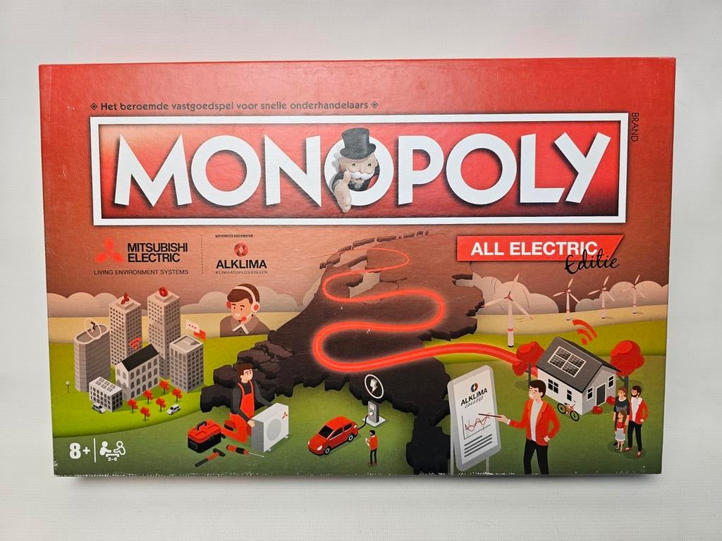 # Monopoly Mitsubishi All Electric Editie, Ophalen of Verzenden, Zo goed als nieuw