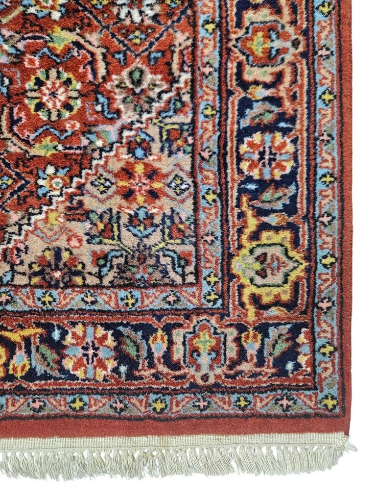 Handgeknoopt oosters wol Bidjar tapijt medallion 78x127cm, Persian Perzisch vintage oosters hype, 100 tot 150 cm, HYPE POP-UP