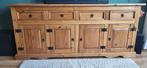 Mexicaans grenen dressoir met lades en deuren, Huis en Inrichting, Kasten | Dressoirs, Ophalen, Gebruikt, 150 tot 200 cm, Landelijke stijl