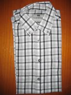Zwart/grijs geruit hemd, M, Canda, korte mouw, Ophalen of Verzenden, Zo goed als nieuw, Overige kleuren, Halswijdte 39/40 (M)