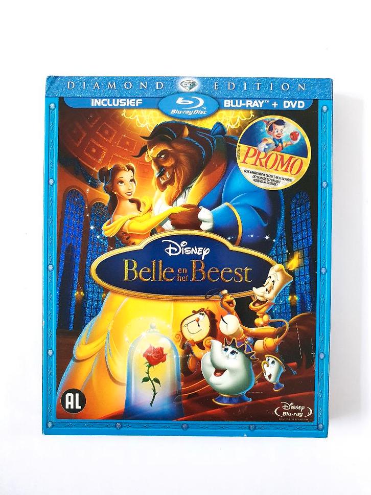 Belle en het Beest - Walt Disnet nr 33 (3 disc), Cd's en Dvd's, Blu-ray, Zo goed als nieuw, Tekenfilms en Animatie, Ophalen of Verzenden