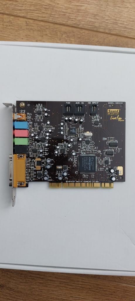 Creative Sound Blaster Live! 5.1 Digital (SB0220), Ophalen, Gebruikt, Intern, Creative