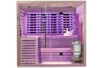 Luxe Combi Sauna (Infrarood & Fins) 220x200 - GRATIS MONTAGE, Ophalen of Verzenden, Nieuw, Fins of Traditioneel, Complete sauna