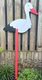 Te huur: Geboortebord ooievaar (meerdere), Ophalen, Zo goed als nieuw