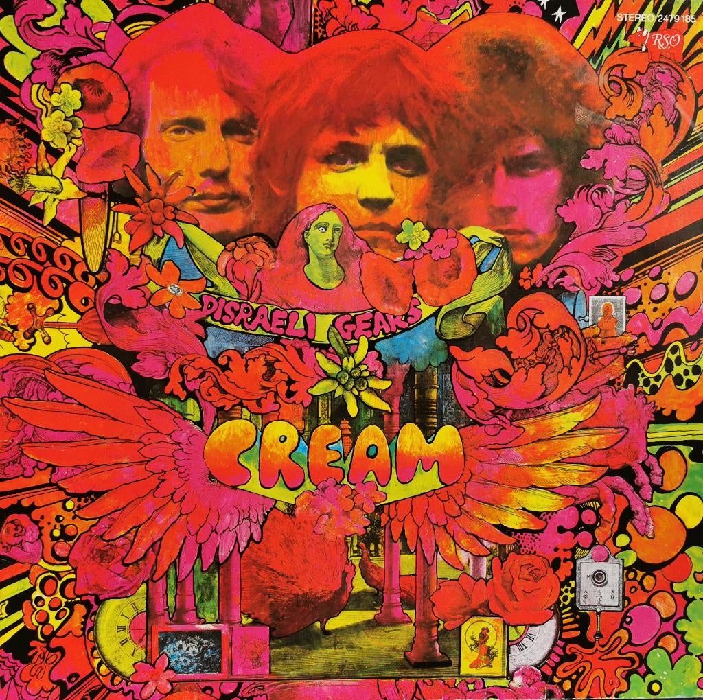 Cream - Disraeli Gears, Cd's en Dvd's, Vinyl | Rock, Ophalen of Verzenden, Gebruikt, 12 inch, Poprock