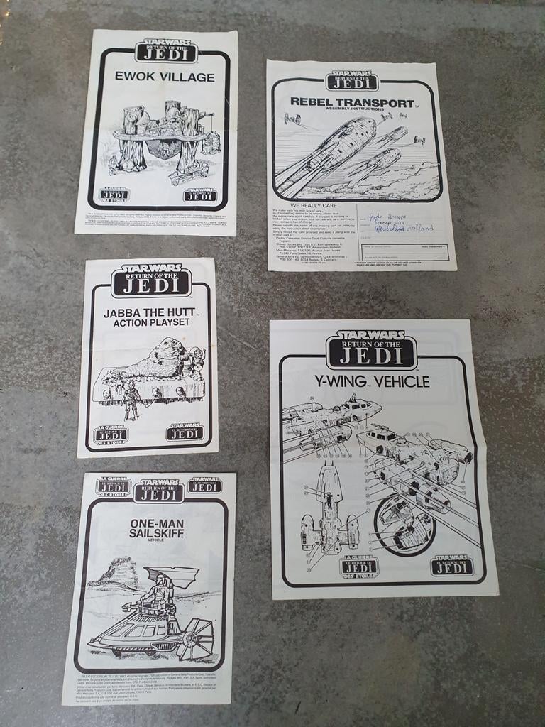 Star Wars Vintage 3logo handleidingen, Verzamelen, Star Wars, Ophalen of Verzenden