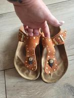 Birkenstock Gizeh Rivet Border Sandalen Maat 39, Slippers, Bruin, Ophalen of Verzenden, Zo goed als nieuw