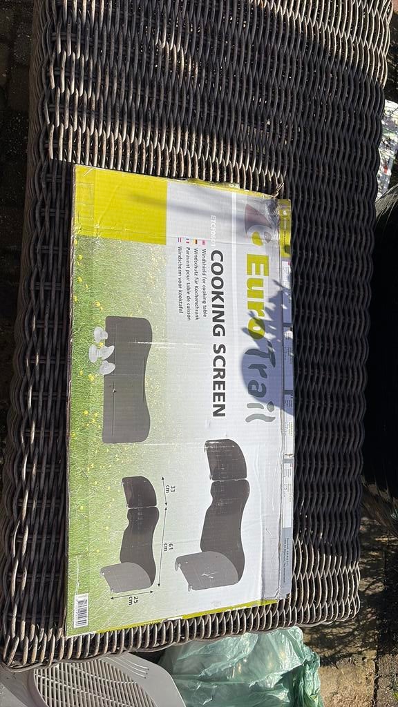 Camping kookscherm nieuwstaat, Ophalen of Verzenden, Zo goed als nieuw