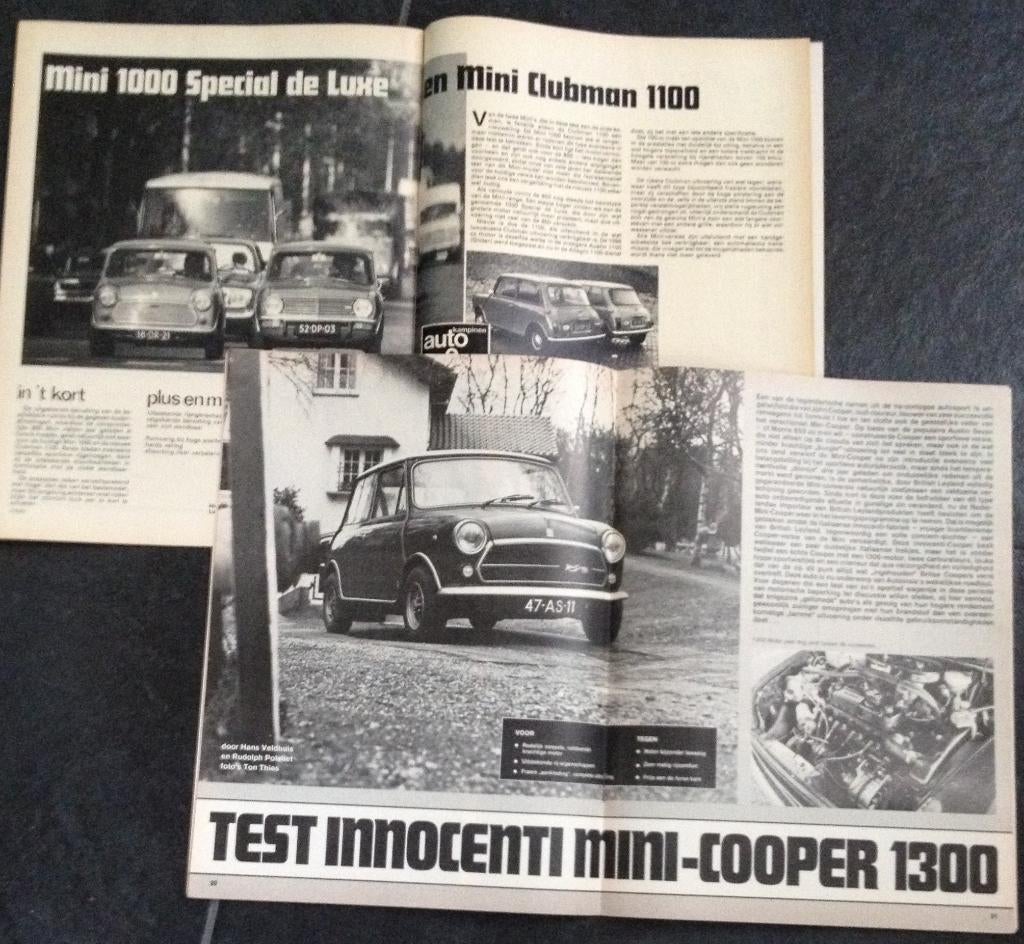 Mini classic ( Austin Seven - Mini Cooper - ADO 15 ) testen, Gelezen, Ophalen of Verzenden, Overige merken, Autovisie