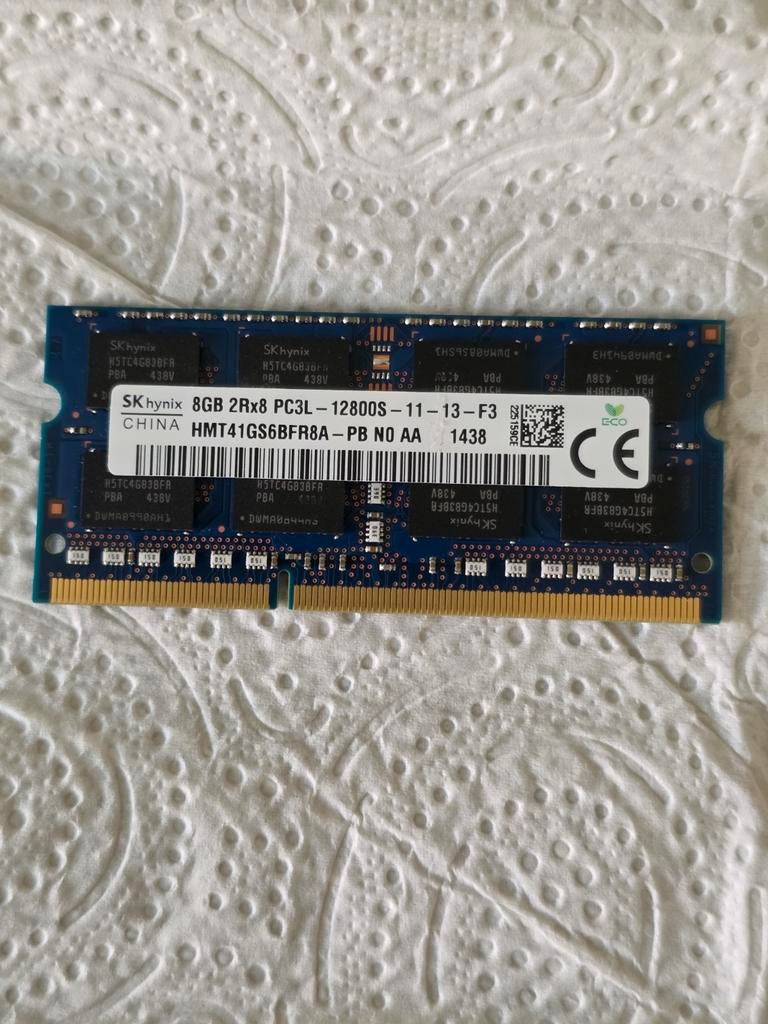 SK hynix 8GB RAM PC3L-12800S, Ophalen