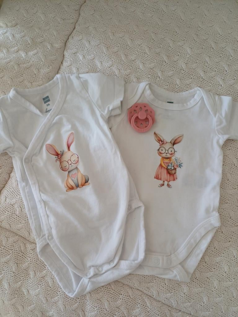 Lief setje rompers voor de reborn, Verzamelen, Poppen, Ophalen of Verzenden, Kleertjes