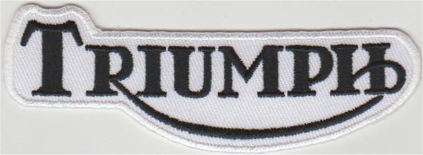 Triumph stoffen opstrijk patch embleem #36, Motoren, Accessoires | Overige, Nieuw, Ophalen of Verzenden