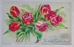 Boeket Tulpen, Verzenden, 1960 tot 1980, Gelopen, Feest(dag)