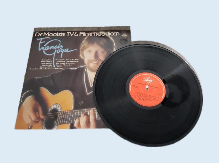 Francis Goya - De Mooiste TV & Filmmelodieën - lp~ HH8412, Cd's en Dvd's, Vinyl | Filmmuziek en Soundtracks, Gebruikt, 12 inch