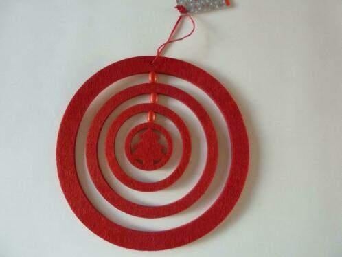 kerstversiering, vilten hanger, Ophalen of Verzenden, Nieuw