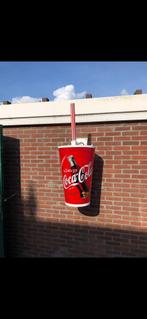 Hele grote coca-cola beker met rietje lichtbak., Ophalen of Verzenden, Gebruikt, Lichtbak of (neon) lamp