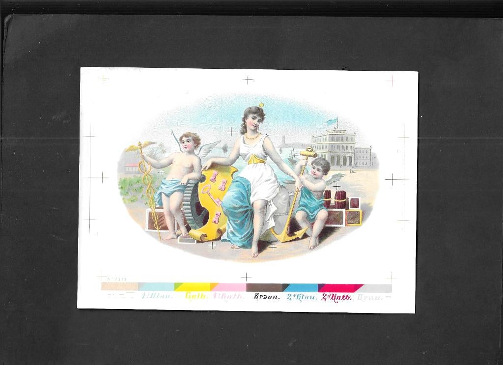 banana60Etiket scan V4557, Ophalen of Verzenden, Gebruikt, Sigarenbandjes