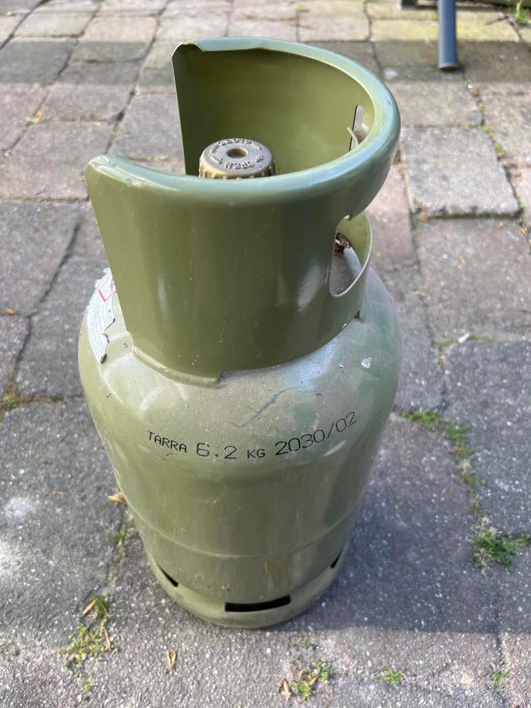 Lege Gasfles 6,2 kg - Groen, Ophalen, Gebruikt