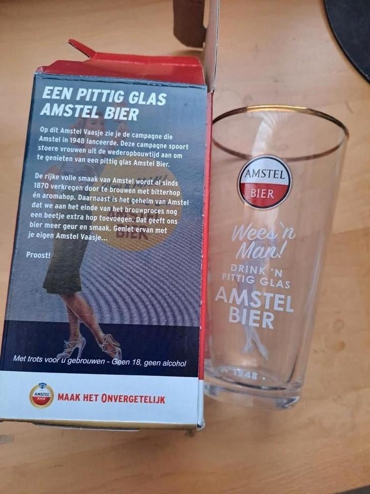 Amstel Bier 'Een Pittig Glas' - Nieuw in doos, Consumentenservice@heineken.nl, Heineken Nederland B.V., Nieuw, Ophalen of Verzenden