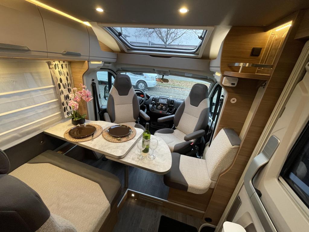 Knaus Van TI 650 MEG 9-TRAPS AUTOMAAT ENKELE BEDDEN DAKAIRCO, Caravans en Kamperen, Campers, Automaat, Standaard zit, Fiat, Bedrijf