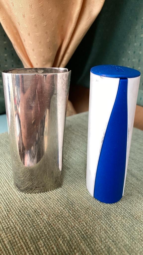 HH 90 H. Hooijkaas Schoonhoven Zoetjes Houder Verzilverd, Antiek en Kunst, Curiosa en Brocante, Verzenden