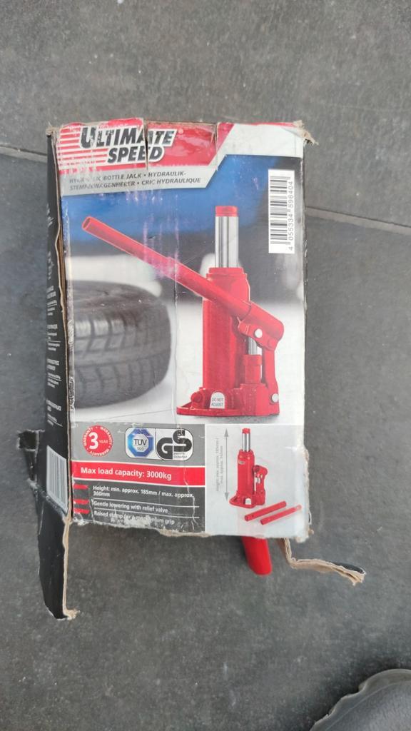 Ultimate Speed Autokrik - 3000kg - Nieuw in doos, Auto diversen, Krikken, Nieuw, Potkrik, Hydraulisch, Ophalen of Verzenden