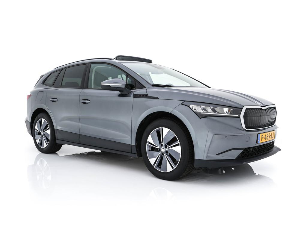 Skoda Enyaq iV 60 Luxus [ 3-Fase-11kW] {SOH-87%} (INCL-BTW), Auto's, Skoda, Automaat, 390 km, Gebruikt, 179 pk