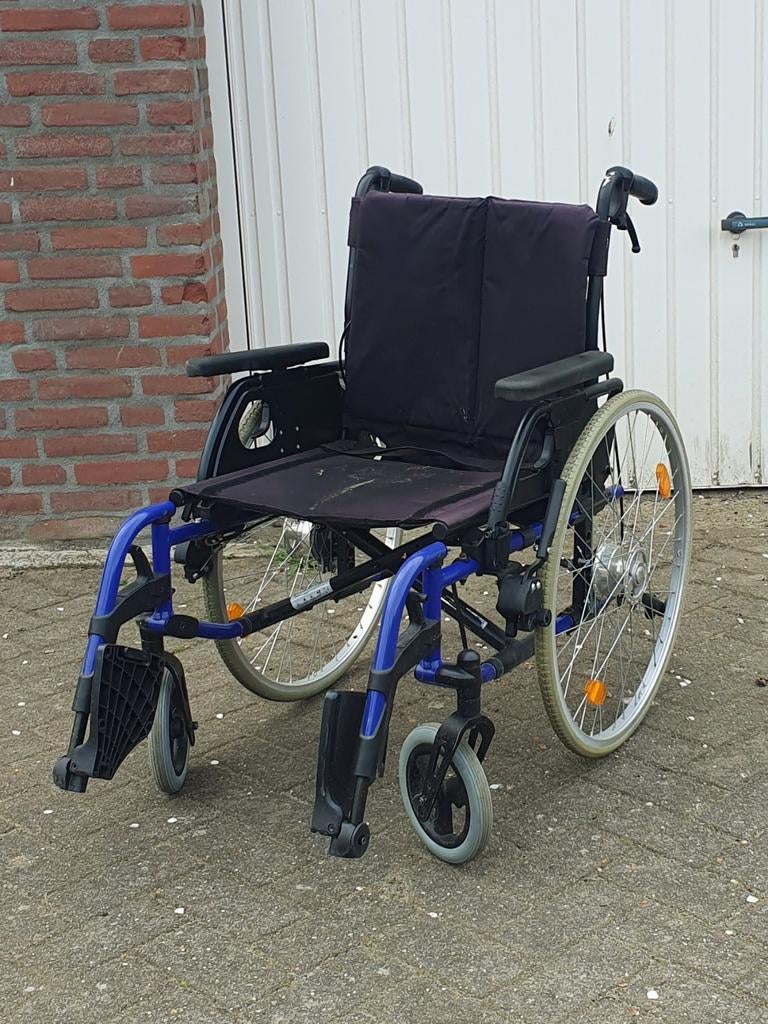 Rolstoel inklapbaar met remmen voor de begeleider, Diversen, Rolstoel, Rolstoel, Nieuw, Duwrolstoel