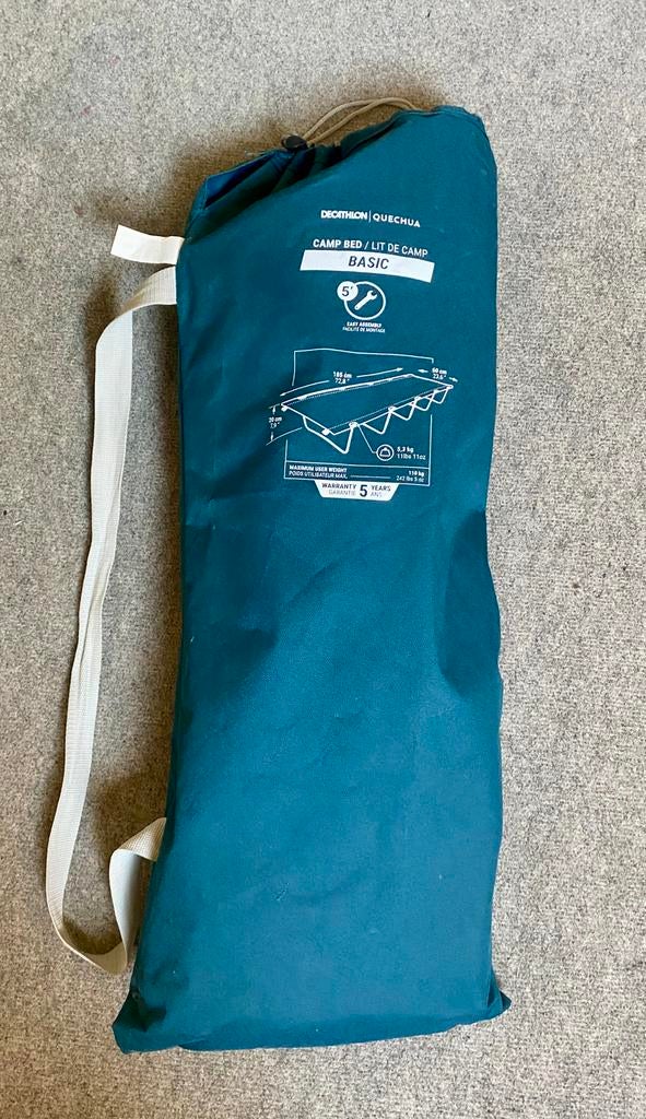 Veldbed camp bed kamperen stretcher, Ophalen, Zo goed als nieuw