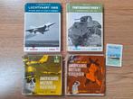 5 militaria boeken (luchtvaart/scheepvaart/voertuigen), Ophalen of Verzenden, Overige soorten, Overige gebieden, Boek of Tijdschrift