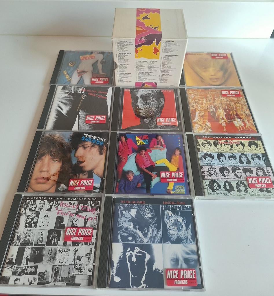 Rolling Stones the cbs years limited 10 cd box, Verzenden, Zo goed als nieuw