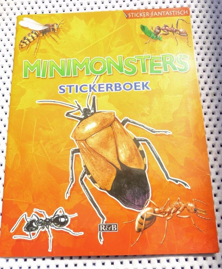 STICKERBOEK MINIMONSTERS INSECTEN 2011, Albert Heijn, Verzenden