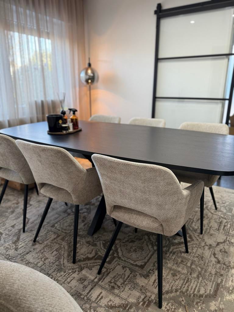 3 Vloerkleden 240x340 cm - Beige/Bruin Patroon, Ophalen, Beige, Zo goed als nieuw, 200 cm of meer