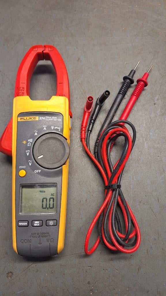 Fluke 374 clamp meter meter multi meter., ., Ophalen of Verzenden, Zo goed als nieuw, .